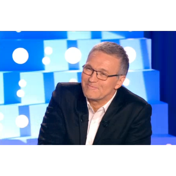 Laurent Ruquier présente On n'est pas couché sur France 2, le samedi 16 janvier 2016.