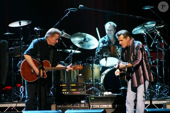 Don Henley et Glenn Frey à Londres le 31 octobre 2007.