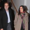 Exclusif - Marc Levy et sa femme Pauline Lévêque, enceinte, au Festival du film "In French with English subtitles" à New York, le vendredi 20 Novembre 2015