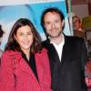 Marc Levy et son épouse Pauline lors de la première française de Et si c'était vrai, à Paris le 22 novembre 2005