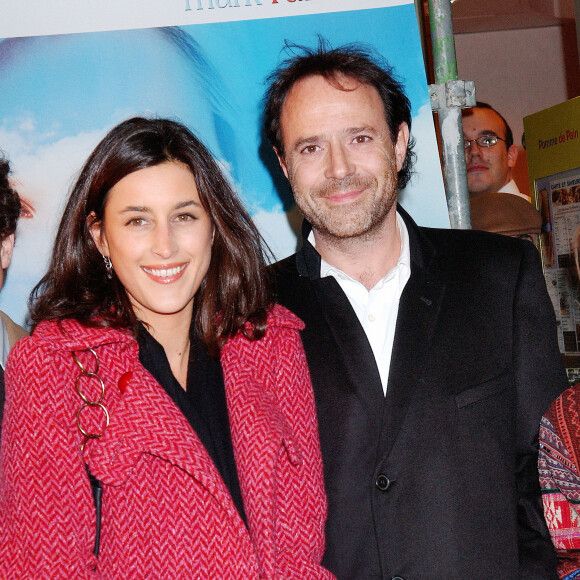 Marc Levy et son épouse Pauline lors de la première française de Et si c'était vrai, à Paris le 22 novembre 2005