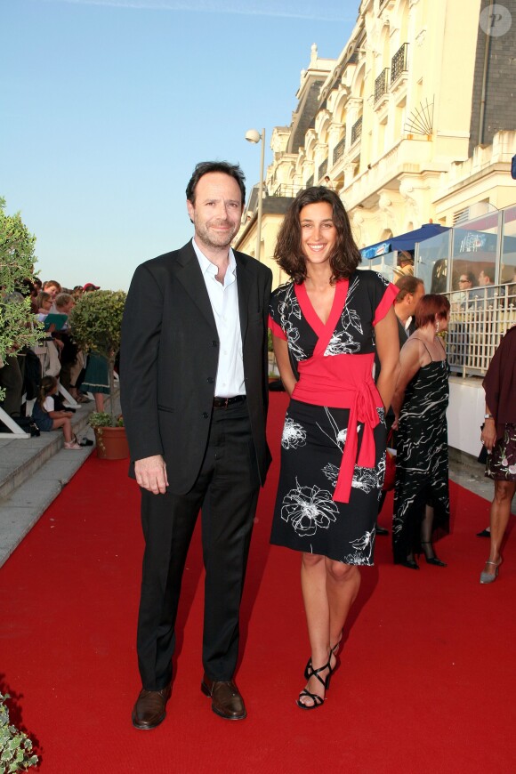 Marc Levy et Pauline Lévêque au festival du film romantique de Cabourg, le 10 juin 2006