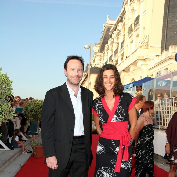 Marc Levy et Pauline Lévêque au festival du film romantique de Cabourg, le 10 juin 2006