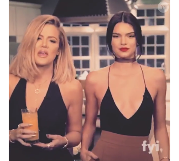 Kendall Jenner lors de la première de la nouvelle émission de sa soeur Khloé Kardashian, Kocktails With Khloé. Photo publiée sur Instagram, le 20 janvier 2016.
