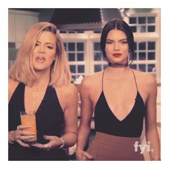 Kendall Jenner lors de la première de la nouvelle émission de sa soeur Khloé Kardashian, Kocktails With Khloé. Photo publiée sur Instagram, le 20 janvier 2016.