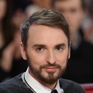 Christophe Willem - Enregistrement de l'émission "Vivement Dimanche" à Paris le 28 janvier 2015.