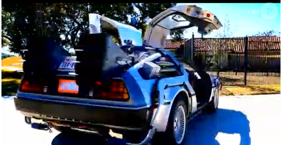 La Delorean de Tony Parker dans "Automoto" le 24 janvier 2016