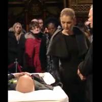 Céline Dion : Larmes et courage auprès du cercueil de René Angélil