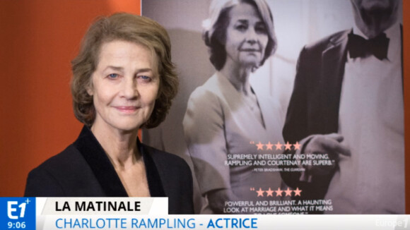 Charlotte Rampling chez Caroline Roux, Europe 1, pour parler des Oscars 2016.