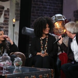 Exclusif - Ibeyi et Dave - Enregistrement de l'émission "Du côté de chez Dave", le 7 décembre 2015. L'émission sera diffusée le 24 janvier 2016 sur France 3. ©CVS/Bestimage