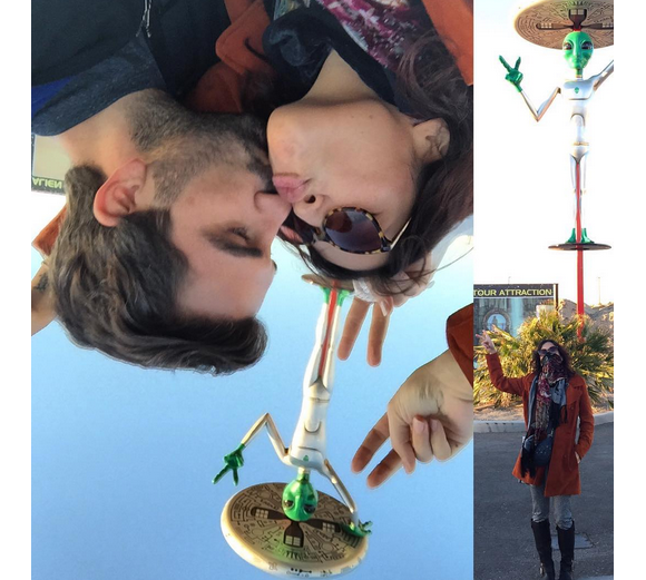 Au mois de novembre 2015, Lalaine Vergara est allé visiter un parc d'attractions avec son petit-ami. Photo publiée sur Instagram.
