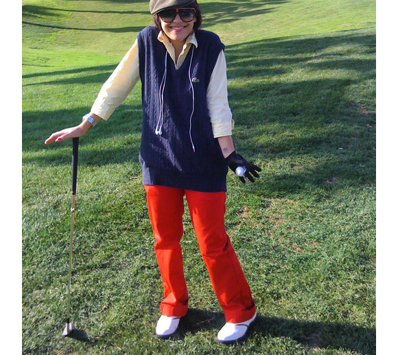 Lalaine Vergara qui incarnait Miranda Sanchez, la meilleure amie de Lizzie McGuire, a publié une photo d'elle au golf sur sa page Instagram, au mois d'août 2015.