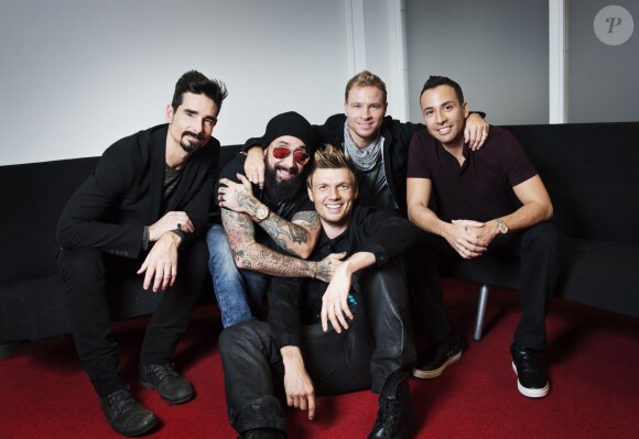Exclusif - Le Groupe Backstreet Boys (Kevin Richardson, Aj McLean, Nick Carter, Brian Littrell et Howie Dorough) en RDV a Stockholm le 14 novembre 2013