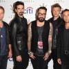 Nick Carter, AJ McLean, Kevin Richardson, Howie Dorough, Brian Littrell - Le groupe "Backstreet Boys" pose avant son concert a Los Angeles, le 31 juillet 2013.