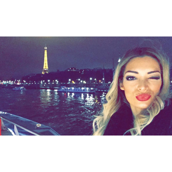 Emilie Nef Naf avant la finale du concours Top Model Belgium 2016, le 24 janvier au Lido de Paris.