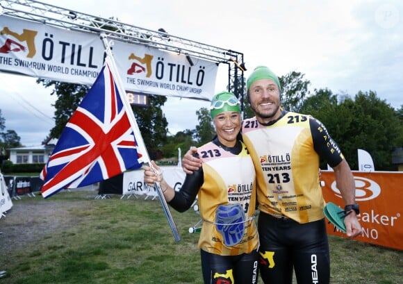 Pippa Middleton lors de l'Otillo Swim-Run World Championship en Suède, le 7 septembre 2015.