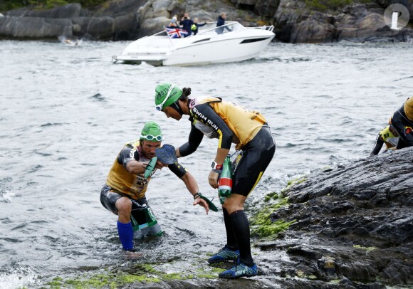 Pippa Middleton lors de l'Otillo Swim-Run World Championship en Suède, le 7 septembre 2015.
