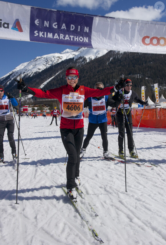 Pippa Middleton lors du 43e Engadin Marathon de ski de fond le 10 mars 2013 en Suisse.