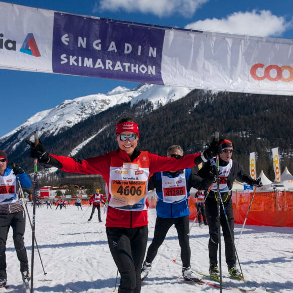 Pippa Middleton lors du 43e Engadin Marathon de ski de fond le 10 mars 2013 en Suisse.