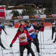 Pippa Middleton arrive lors du 43e Engadin Marathon de ski de fond le 10 mars 2013 en Suisse.