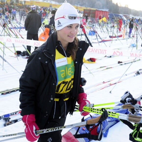 Pippa Middleton a disputé en mars 2012 la course Vasaloppet en Suède, 90 kilomètres en ski de fond.