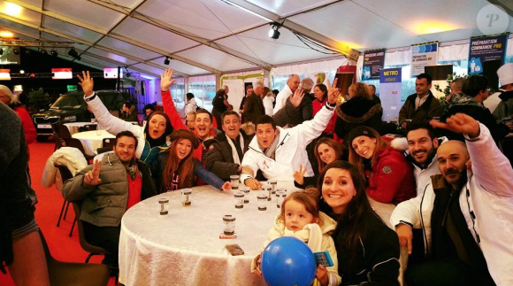 Adel ("Top Chef 2015"), toujours amoureux de Vanessa. Photo prise à Châtel, en Haute-Savoie, à l'occasion du Festi­val interna­tio­nal de la Gastro­no­mie. Janvier 2016.