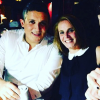 Adel ("Top Chef 2015"), toujours en couple avec Vanessa. Ils ont passé un bon moment avec leur ancien concurrent Olivier Streiff. Octobre 2015.