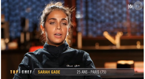 Sarah Gade - "Top Chef 2016", prime du lundi 25 janvier 2016, sur M6.