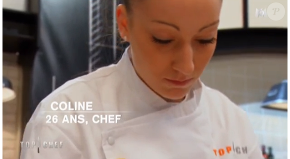 Coline Faulquier - "Top Chef 2016", prime du lundi 25 janvier 2016, sur M6.