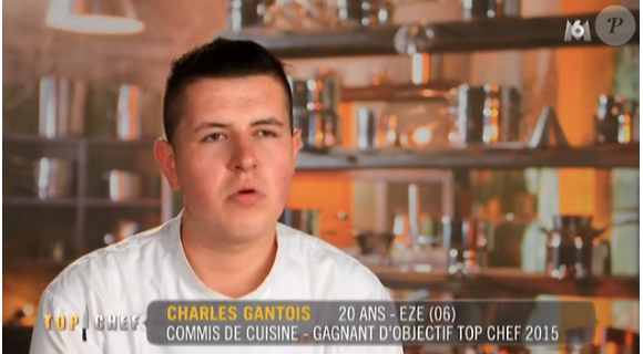 Charles Gantois - "Top Chef 2016", prime du lundi 25 janvier 2016, sur M6.