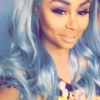Blac Chyna a publié une photo d'elle, les cheveux bleus, sur sa page Instagram, le 25 janvier 2016.