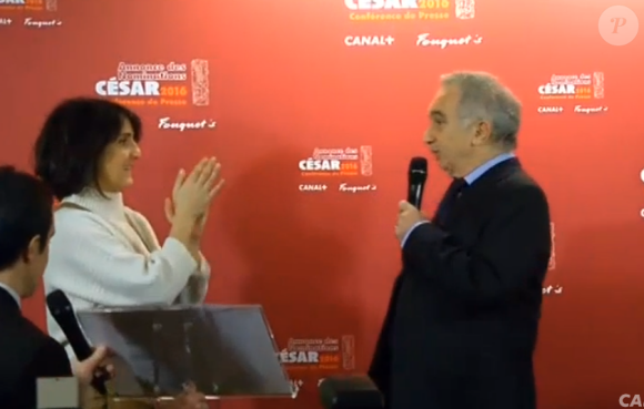 Alain Terzian et Florence Foresti annoncent les nominations des César le 27 janvier 2016