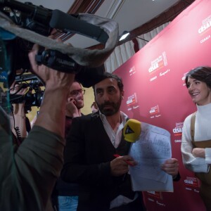 Florence Foresti (maîtresse de cérémonie) - Conférence de presse des nominations pour la 41e cérémonie des César 2016 au Fouquet's à Paris le 27 janvier 2016.