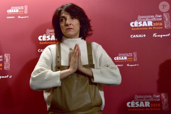 Florence Foresti (Maîtresse de cérémonie) - Conférence de presse des nominations pour la 41ème cérémonie des César 2016 au Fouquet's à Paris le 27 janvier 2016.