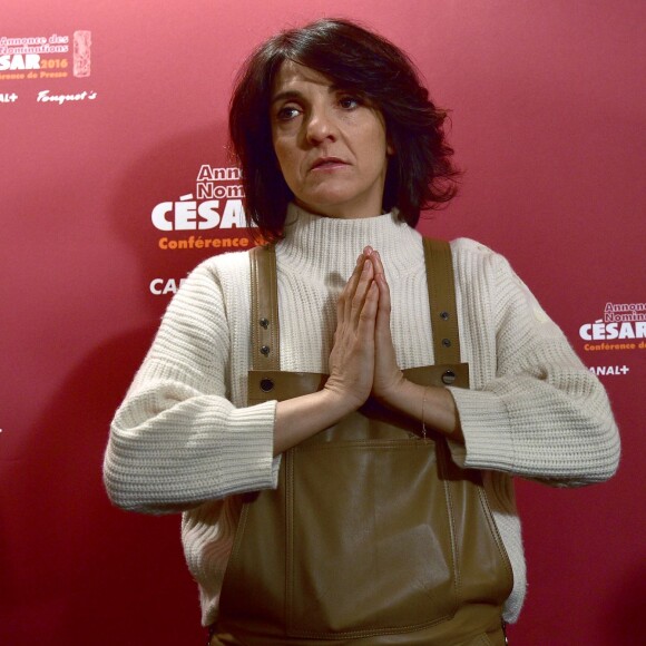 Florence Foresti (Maîtresse de cérémonie) - Conférence de presse des nominations pour la 41ème cérémonie des César 2016 au Fouquet's à Paris le 27 janvier 2016.