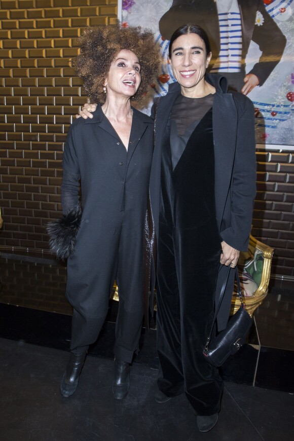 Victoria Abril et Blanca Li au défilé Haute Couture Jean Paul Gaultier Printemps-Eté 2016 à Paris, le 27 janvier 2016. © Olivier Borde/Bestimage
