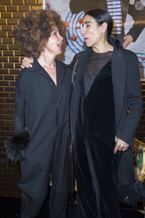 Victoria Abril et Blanca Li au défilé Haute Couture Jean Paul Gaultier Printemps-Eté 2016 à Paris, le 27 janvier 2016. © Olivier Borde/Bestimage