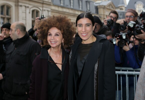 Victoria Abril et Blanca Li au défilé Haute Couture Jean Paul Gaultier Printemps-Eté 2016 à Paris, le 27 janvier 2016. © Olivier Borde/Bestimage