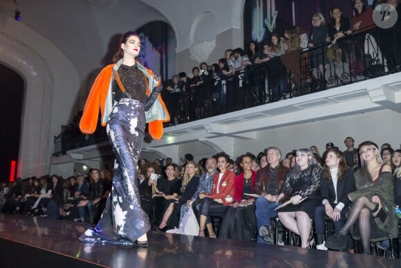 Victoria Abril au défilé Haute Couture Jean Paul Gaultier Printemps-Eté 2016 à Paris, le 27 janvier 2016. © Olivier Borde/Bestimage