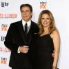 John Travolta et sa femme Kelly Preston - Première de la série "The People v. O.J. Simpson : American Crime Story" à Los Angeles, le 27 janvier 2016