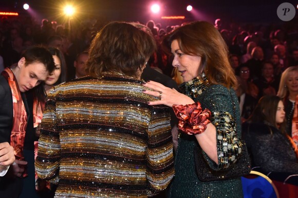 Exclusif - La princesse Stéphanie de Monaco a reçu le 19 janvier 2016 un Clown d'or des mains de son frère le prince Albert II lors du 40e Festival international du cirque de Monte-Carlo, en reconnaissance de son engagement dans la perpétuation du rendez-vous créé par leur père le prince Rainier III, qu'elle préside depuis 2005, et en présence notamment de ses enfants Louis et Pauline Ducruet. © Bruno Bebert/Bestimage