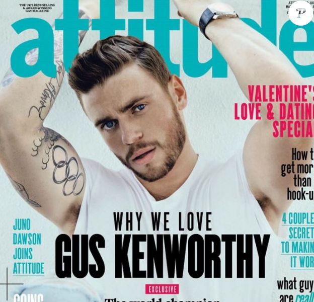 Gus Kenworthy en couverture de Attitude, mars 2016