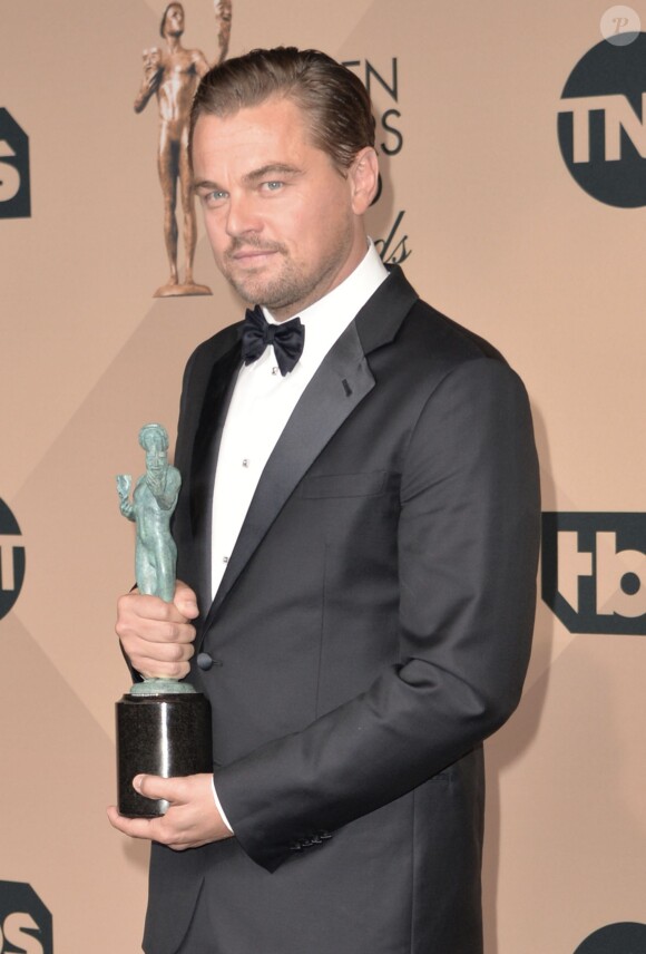 Leonardo DiCaprio - Célébrités lors des 22ème "Annual Screen Actors Guild Awards" à Los Angeles le 30 janvier 2016. © CPA / BESTIMAGE 30/01/2016 - Los Angeles