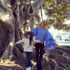 Laeticia Hallyday et sa fille Joy à Los Angeles, janvier 2016.