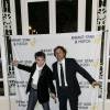 Tex et Fabrice Ravaux - Dîner de gala de l'association "Enfant Star & Match" à l'hôtel Carlton à Cannes. Le 30 janvier 2016