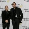 Rachid Ferrache et Leroy Gomez - Dîner de gala de l'association "Enfant Star & Match" à l'hôtel Carlton à Cannes. Le 30 janvier 2016