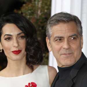 George Clooney et sa femme Amal - Première du film "Hail, Caesar!" au Regency Village Theatre à Westwood le 1er février 2016.
