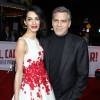 George Clooney et sa femme Amal - Première du film "Hail, Caesar!" au Regency Village Theatre à Westwood le 1er février 2016.