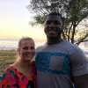Tony Steward, linebacker des Buffalo Bills en NFL, a fait part le 2 février 2016 de la mort de sa fiancée Brittany Burns, emportée en moins de deux mois par un cancer de l'ovaire. Photo Instagram Tony Steward 2015.