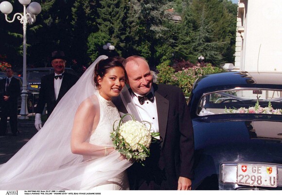 Mariage de Phil Collins et Orianne Cevey à Lausanne, le 25 juillet 1999